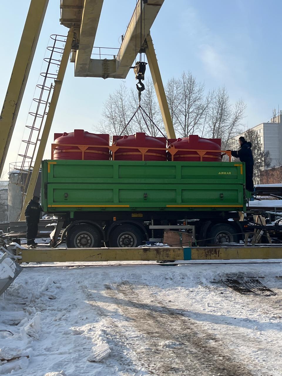 Кассета с емкостями 15000 л (3х5000 л)