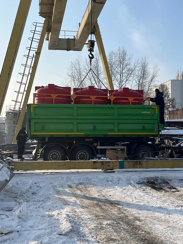 Кассета с емкостями 15000 л (3х5000 л)